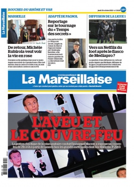 La Marseillaise N°23125 du 15 octobre 2020 à télécharger sur iPad