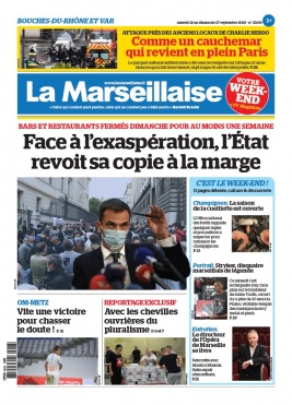 La Marseillaise N°23109 du 26 septembre 2020 à télécharger sur iPad