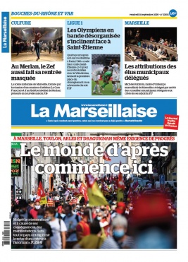 La Marseillaise N°23102 du 18 septembre 2020 à télécharger sur iPad