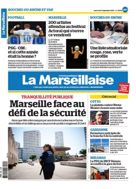 La Marseillaise N°23094 du 09 septembre 2020 à télécharger sur iPad