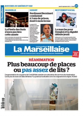 La Marseillaise N°23093 du 08 septembre 2020 à télécharger sur iPad