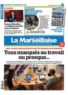 La Marseillaise N°23087 du 01 septembre 2020 à télécharger sur iPad