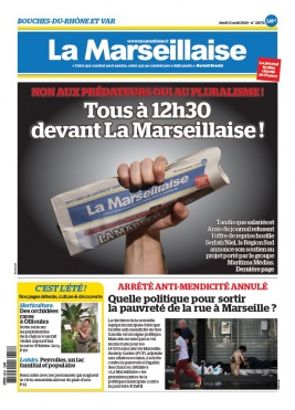 La Marseillaise N°23072 du 13 août 2020 à télécharger sur iPad