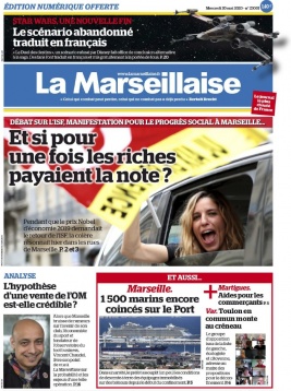La Marseillaise N°23001 du 20 mai 2020 à télécharger sur iPad