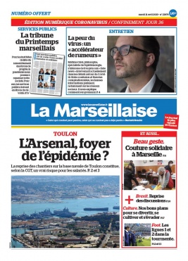 La Marseillaise N°22978 du 21 avril 2020 à télécharger sur iPad