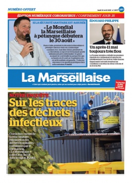 La Marseillaise N°22977 du 20 avril 2020 à télécharger sur iPad