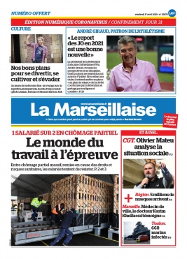 La Marseillaise N°22975 du 17 avril 2020 à télécharger sur iPad