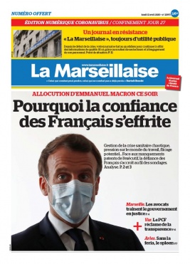 La Marseillaise N°22971 du 13 avril 2020 à télécharger sur iPad