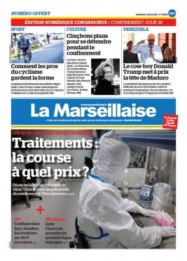 La Marseillaise N°22963 du 03 avril 2020 à télécharger sur iPad