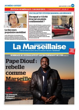La Marseillaise N°22962 du 02 avril 2020 à télécharger sur iPad
