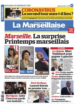 La Marseillaise N°22957 du 16 mars 2020 à télécharger sur iPad