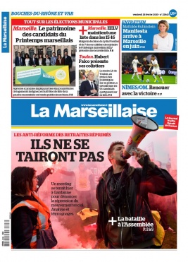 La Marseillaise N°22943 du 28 février 2020 à télécharger sur iPad