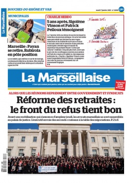 La Marseillaise N°22898 du 07 janvier 2020 à télécharger sur iPad