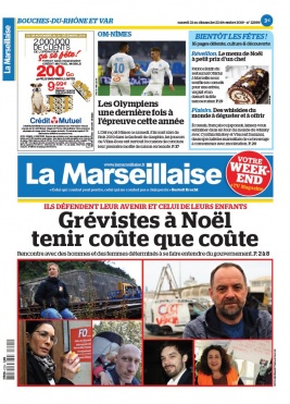 La Marseillaise N°22886 du 21 décembre 2019 à télécharger sur iPad