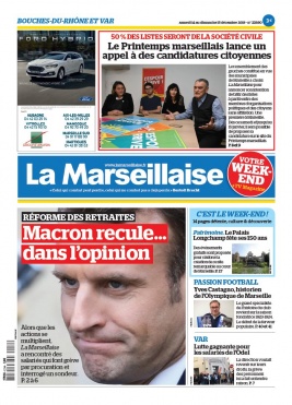La Marseillaise N°22880 du 14 décembre 2019 à télécharger sur iPad