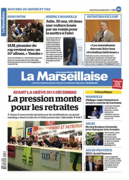 La Marseillaise N°22855 du 15 novembre 2019 à télécharger sur iPad