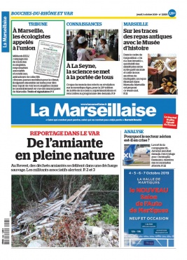 La Marseillaise N°22820 du 03 octobre 2019 à télécharger sur iPad