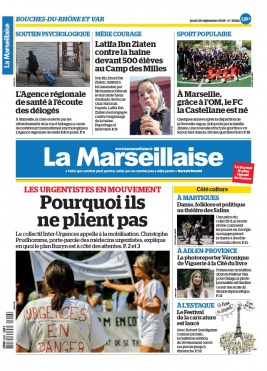 La Marseillaise N°22814 du 26 septembre 2019 à télécharger sur iPad