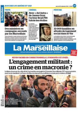 La Marseillaise N°22807 du 18 septembre 2019 à télécharger sur iPad