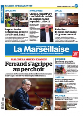 La Marseillaise N°22803 du 13 septembre 2019 à télécharger sur iPad