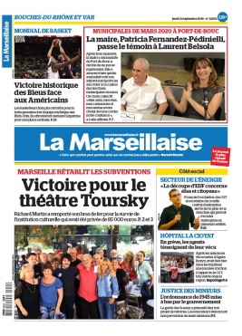 La Marseillaise N°22802 du 12 septembre 2019 à télécharger sur iPad