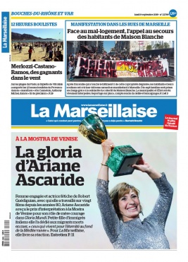La Marseillaise N°22799 du 09 septembre 2019 à télécharger sur iPad