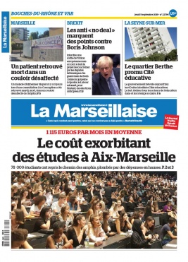 La Marseillaise N°22796 du 05 septembre 2019 à télécharger sur iPad