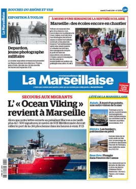 La Marseillaise N°22788 du 27 août 2019 à télécharger sur iPad