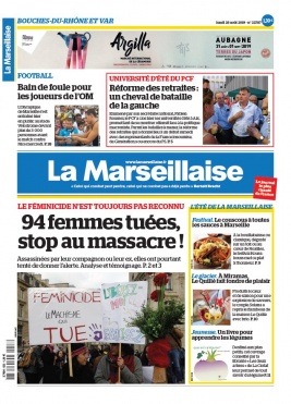 La Marseillaise N°22787 du 26 août 2019 à télécharger sur iPad