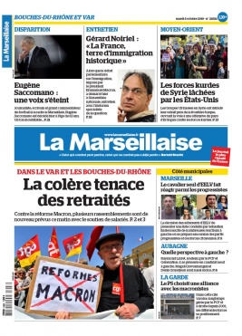 La Marseillaise N°22824 du 08 octobre 2019 à télécharger sur iPad