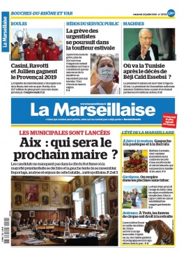 La Marseillaise N°22762 du 26 juillet 2019 à télécharger sur iPad