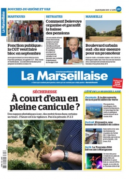 La Marseillaise N°22761 du 25 juillet 2019 à télécharger sur iPad