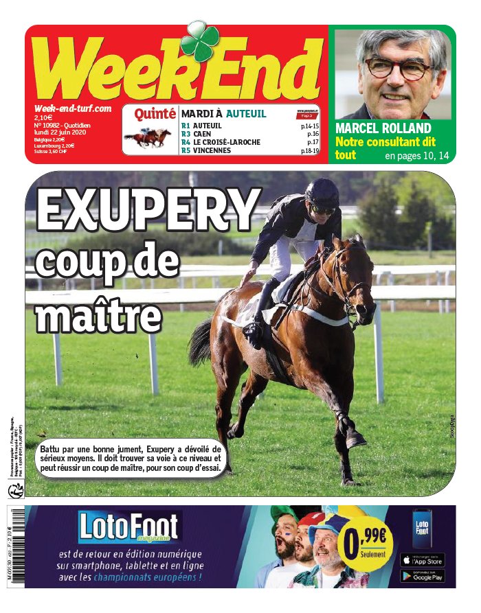 Week End 22 juin 2020 Abonnement Week End