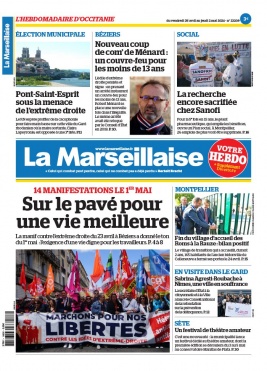 Lisez La Marseillaise Hebdo Occitanie du 26 avril 2024 sur ePresse.fr