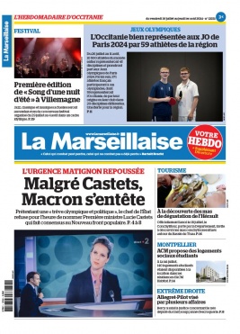 Lisez La Marseillaise Hebdo Occitanie du 26 juillet 2024 sur ePresse.fr