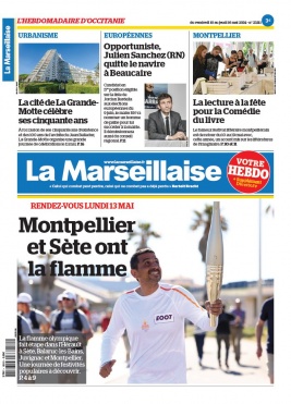 La Marseillaise Hebdo Occitanie N°20240510 du 10 mai 2024 à télécharger sur iPad