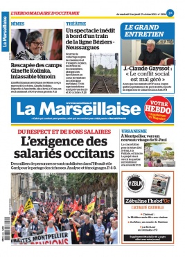 La Marseillaise Hebdo Occitanie N°20221021 Du 21 Octobre 2022 à ...