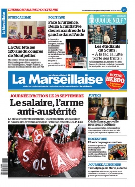 La Marseillaise Hebdo Occitanie 23 septembre 2022