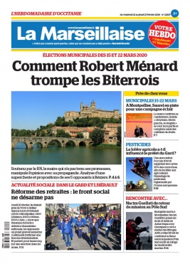 La Marseillaise Hebdo Occitanie N°22871 du 21 février 2020 à télécharger sur iPad