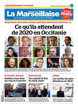 La Marseillaise Hebdo Occitanie N°22854 du 03 janvier 2020 à télécharger sur iPad