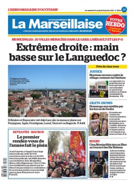 La Marseillaise Hebdo Occitanie N°22855 du 10 janvier 2020 à télécharger sur iPad