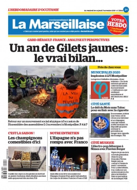 La Marseillaise Hebdo Occitanie N°22840 du 01 novembre 2019 à télécharger sur iPad