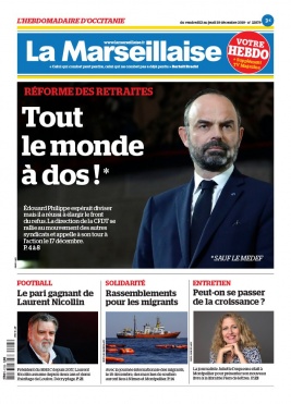 La Marseillaise Hebdo Occitanie N°22851 du 13 décembre 2019 à télécharger sur iPad