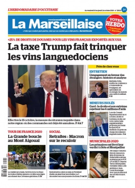 La Marseillaise Hebdo Occitanie N°22833 du 18 octobre 2019 à télécharger sur iPad