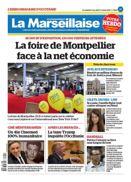 La Marseillaise Hebdo Occitanie N°22827 du 11 octobre 2019 à télécharger sur iPad