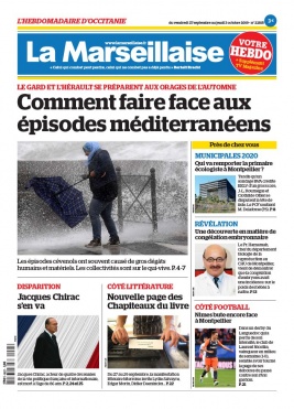 La Marseillaise Hebdo Occitanie N°22815 du 27 septembre 2019 à télécharger sur iPad