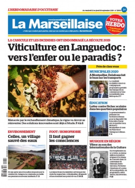 La Marseillaise Hebdo Occitanie N°22803 du 13 septembre 2019 à télécharger sur iPad