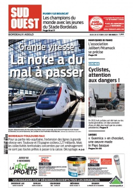 Sud Ouest 28 octobre 2021 Abonnement Sud Ouest Pas Cher avec BOUQUET INFO ePresse.fr