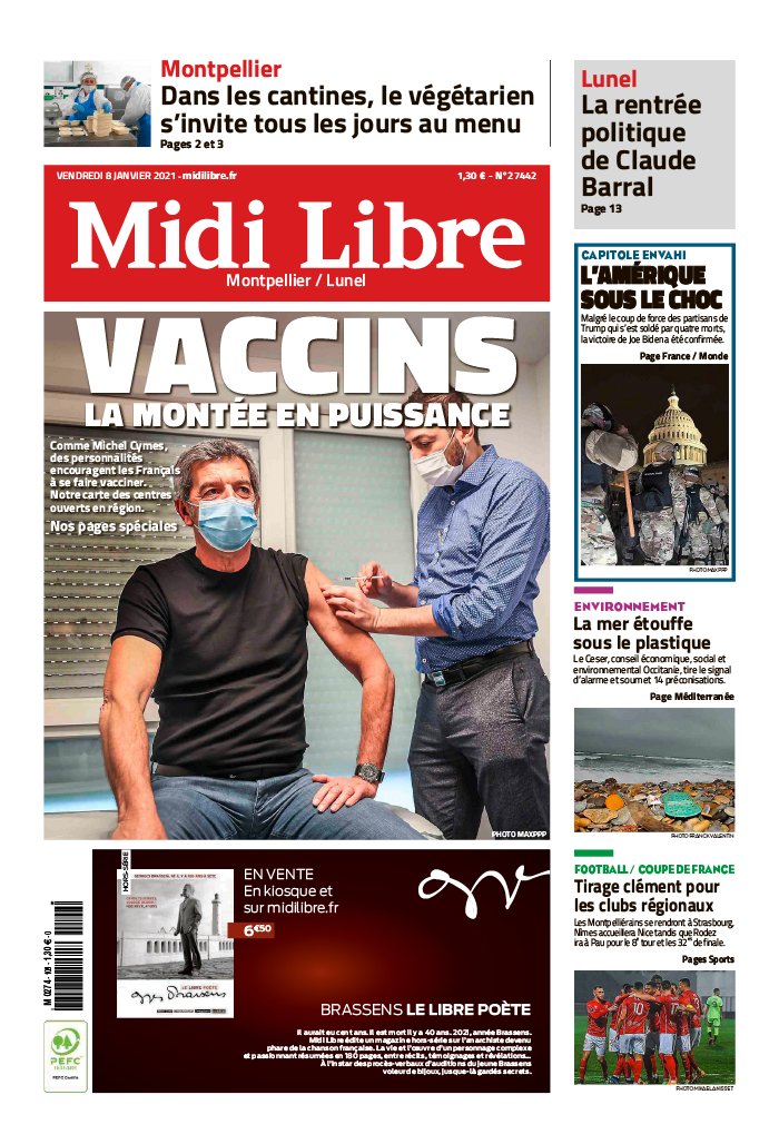 Midi Libre N 20210108 Du 08 Janvier 2021 A Telecharger Sur Ipad