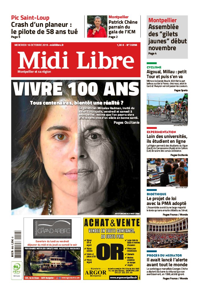Midi Libre 16 octobre 2019 Abonnement à Midi Libre Pas Cher avec le BOUQUET INFO ePresse.fr
